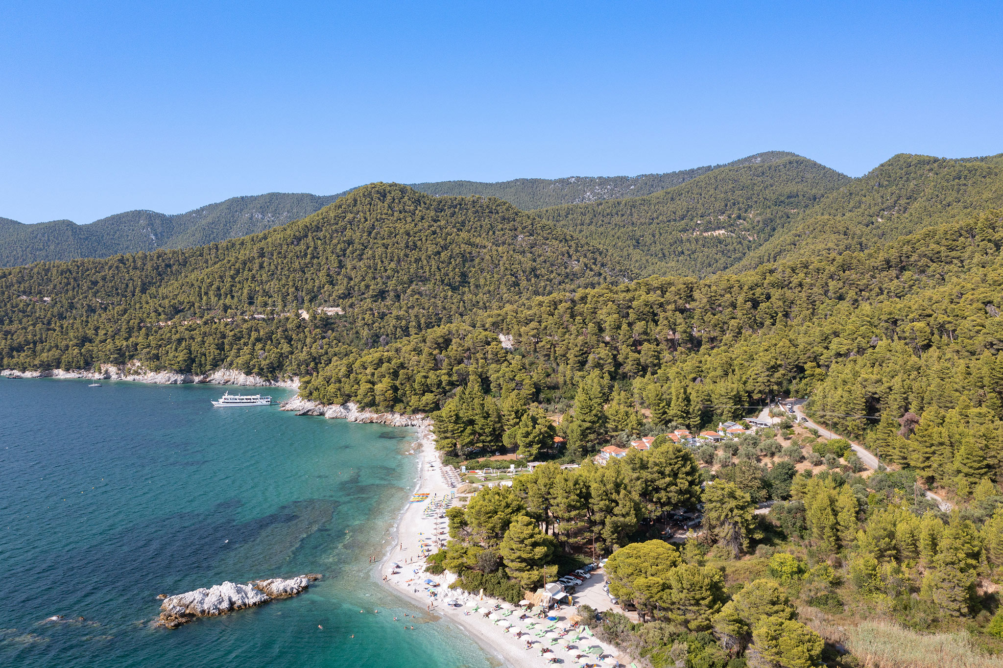 Milia Beach, Skópelos